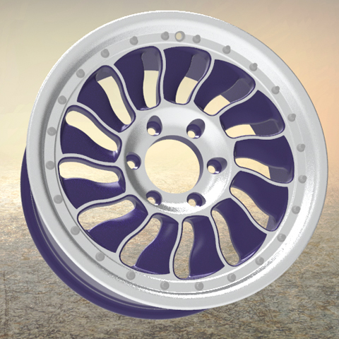 Custom-made forge alloy wheel