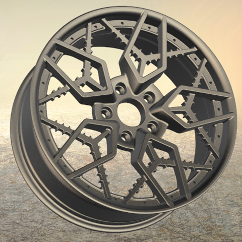 Custom-made forge alloy wheel