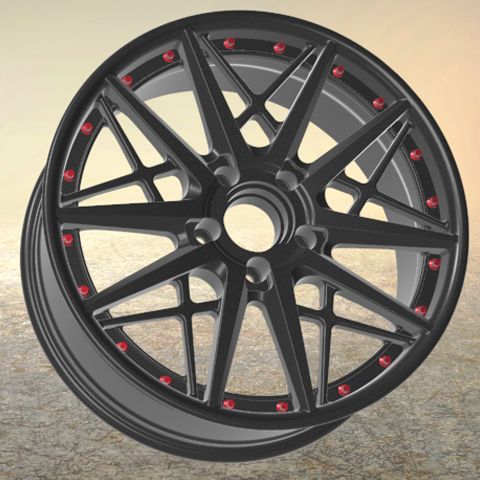 Custom-made forge alloy wheel